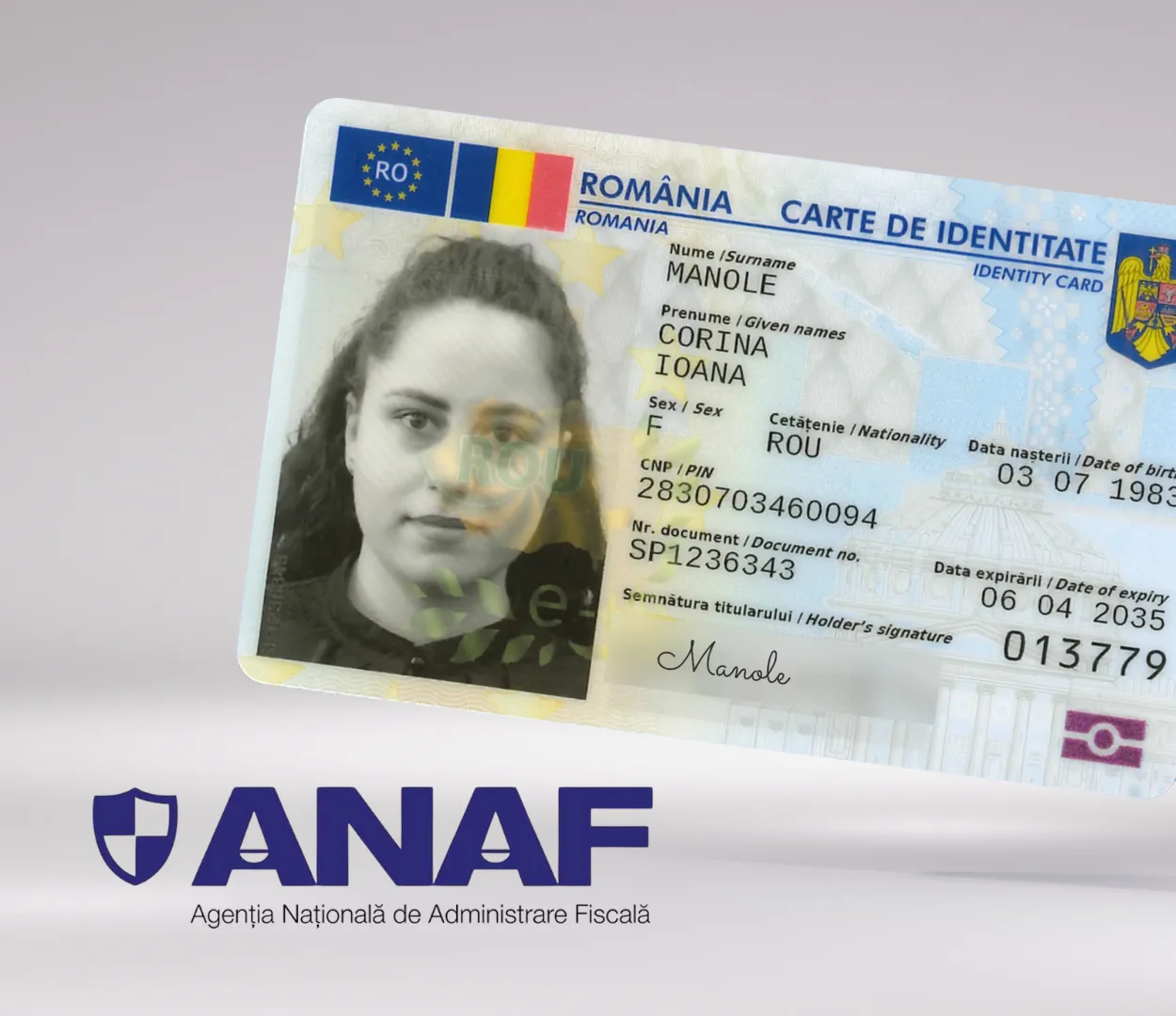 Poate să fie folosită cartea de identitate electronică (CIE) în relația cu ANAF?